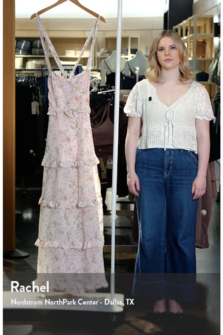 Lillee Floral Print Tiered Maxi Dress video
