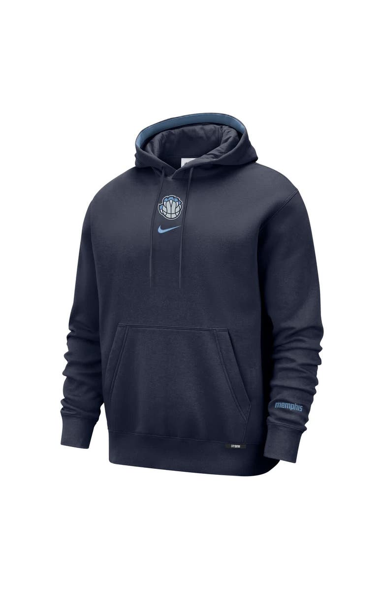 Nike Men's Nike  Navy Memphis Grizzlies 2025/26 City Edition Courtside Remix Premium Hoodie, Alternate, color, Navy