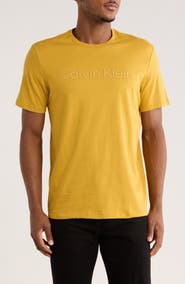 Calvin Klein Standard Logo Cotton Crewneck T-Shirt