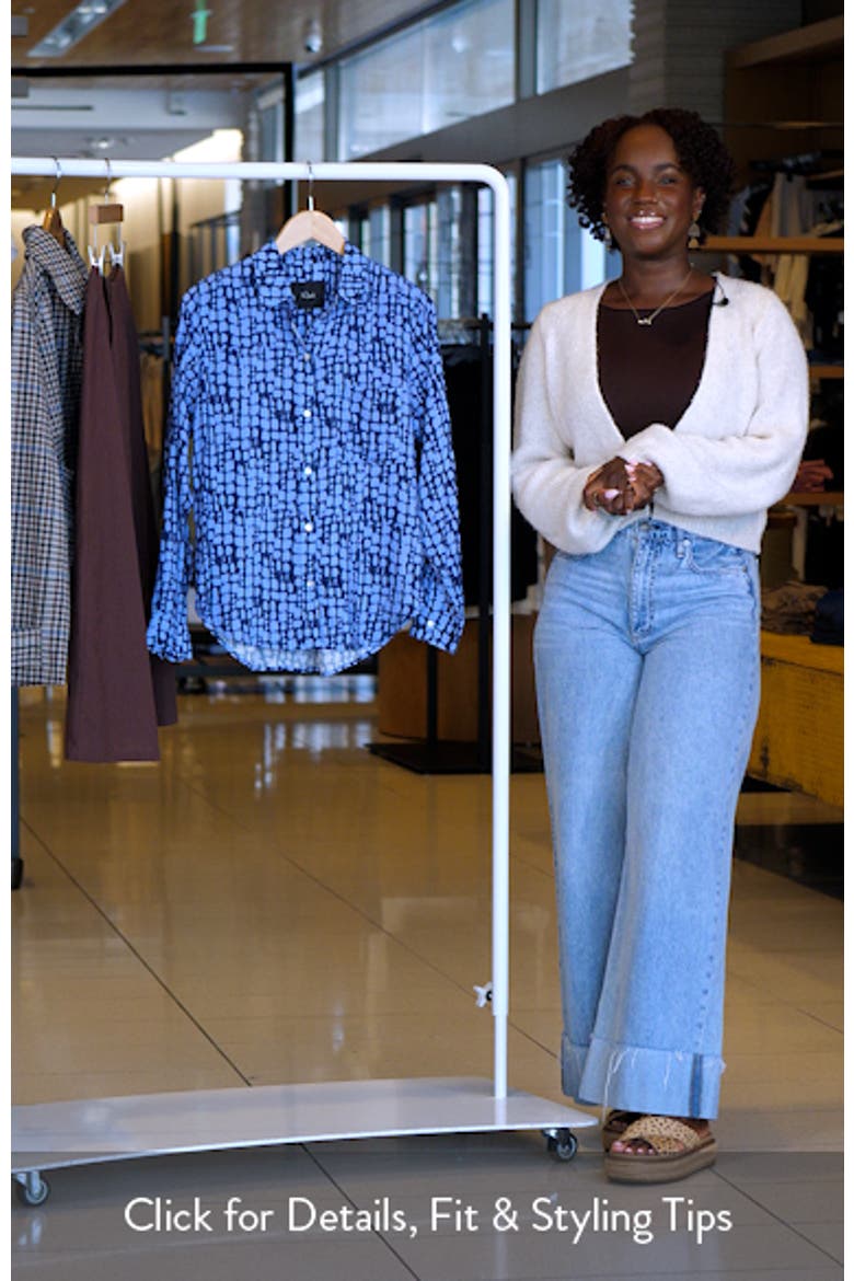 Josephine Ikat Print Button-Up Shirt video