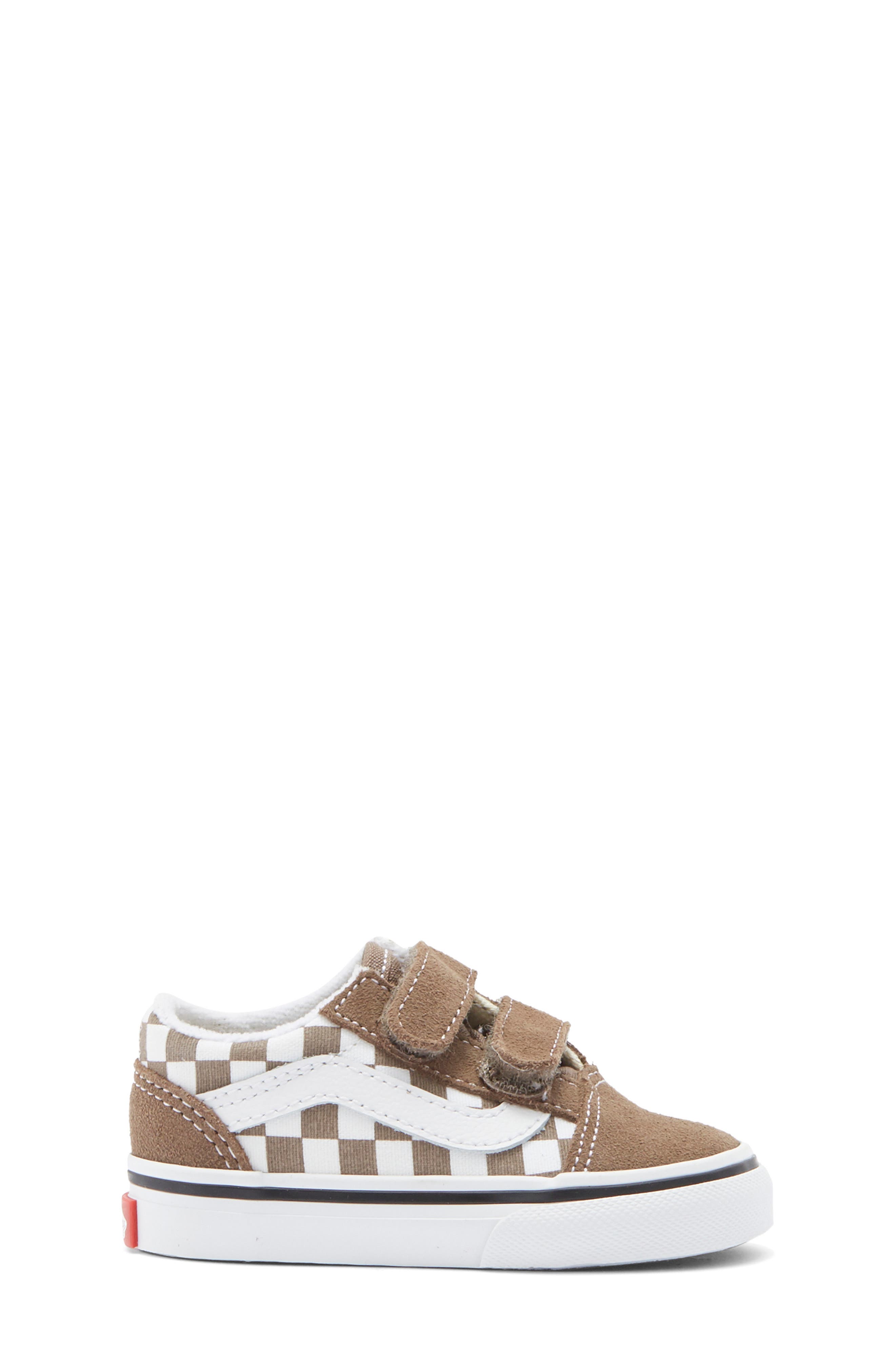 Vans Kids' Old Skool V Sneaker, Alternate, color, Walnut