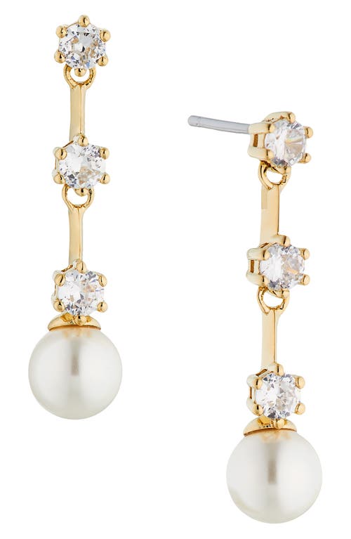 Nadri Olivia Linear Drop Earrings In Gold