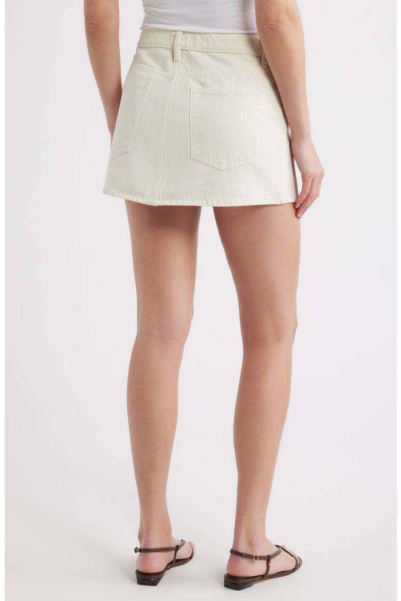 The Denim Miniskirt, Alternate, color, SHELL