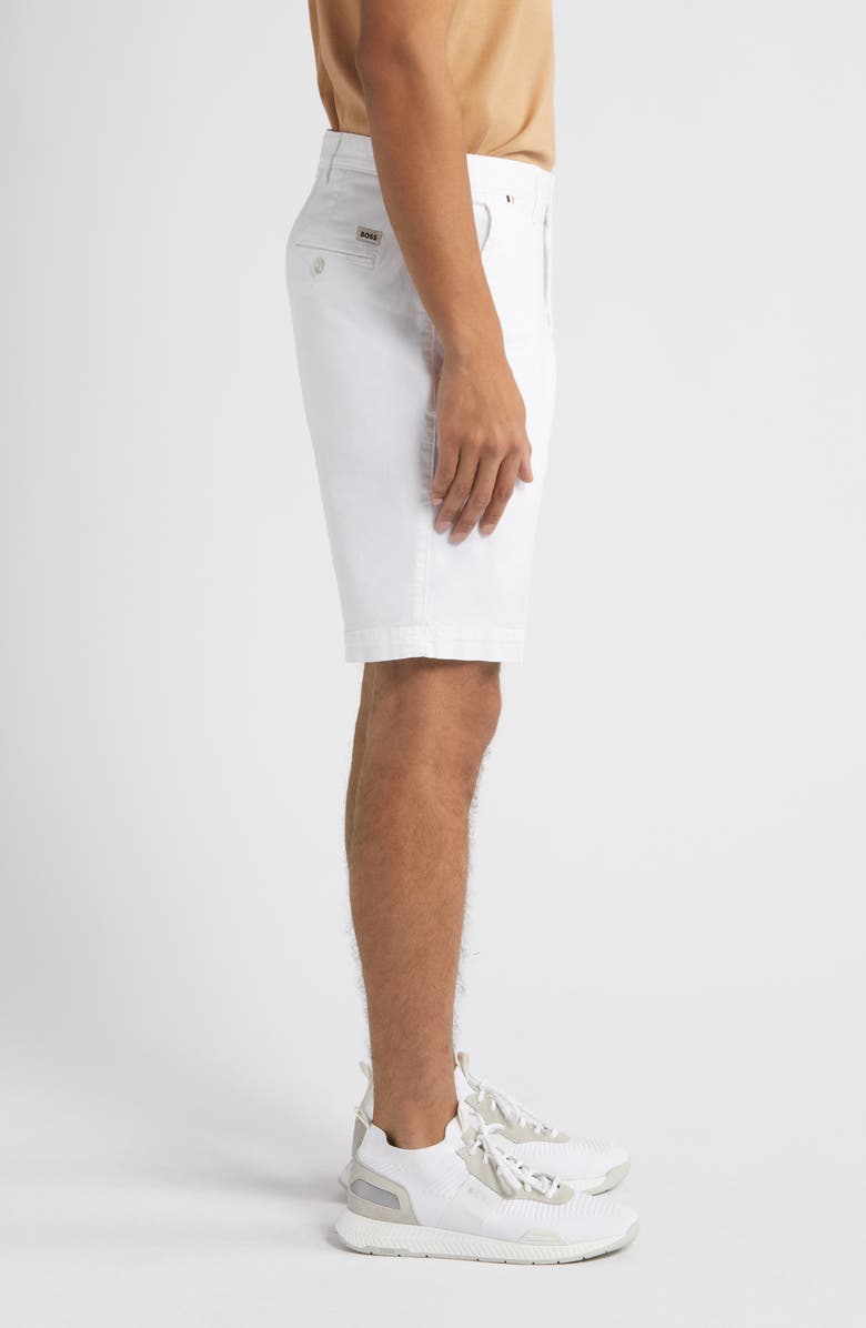 BOSS Slice Flat Front Shorts, Alternate, color,