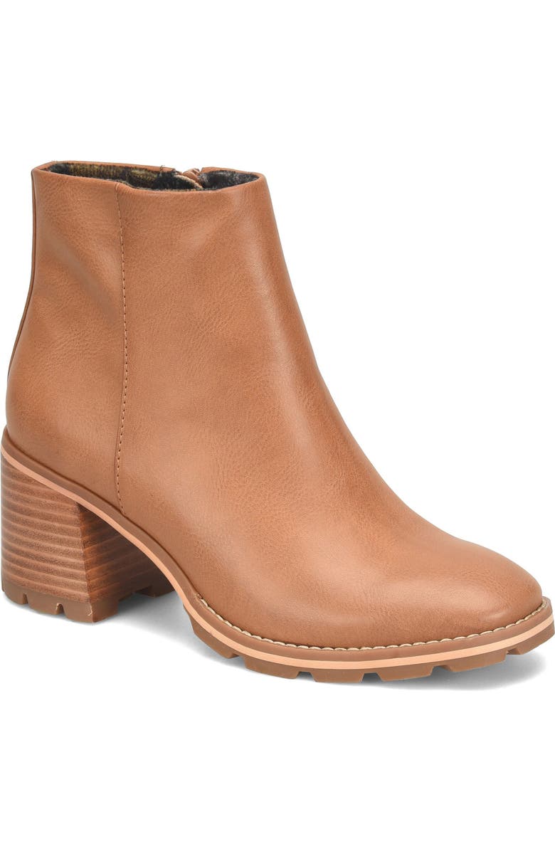 KORKS Chandler Heeled Bootie, Main, color, Light Tan