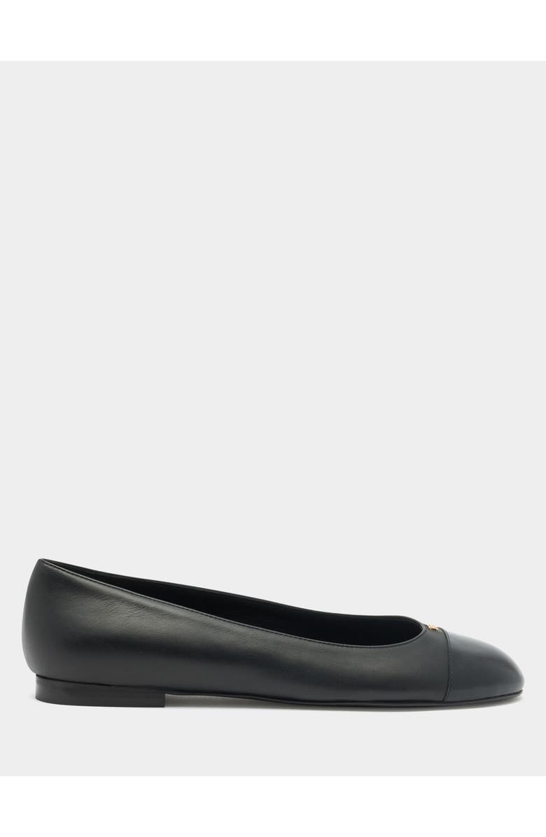 Bally Ballet Flat, Alternate, color, Black