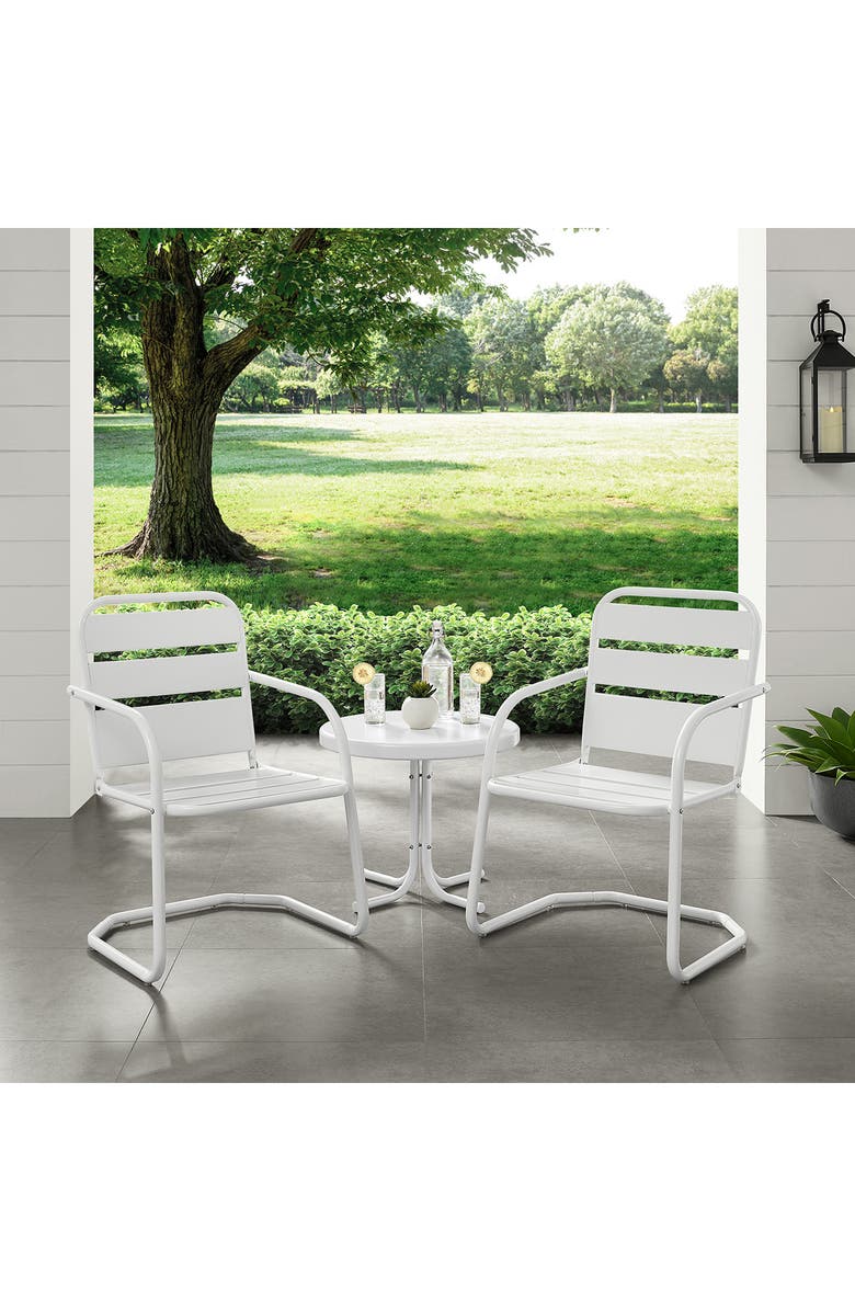 Crosley Radio Brighton Table & Chairs 3-Piece Patio Set, Alternate, color, 