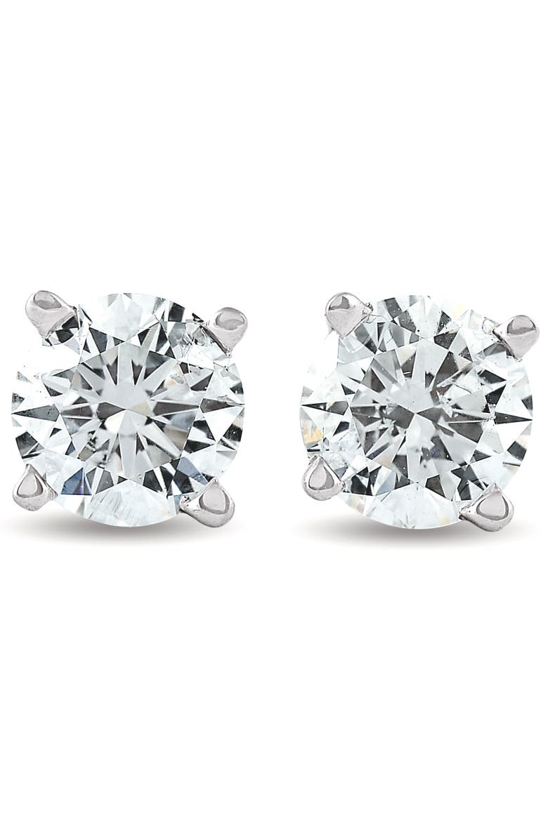 Bliss Diamond 3/4 Ct Diamond Screw Back Studs 14k Gold Lab Grown Eco Friendly, Main, color, 14K White Gold