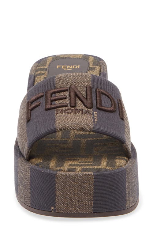 Fendi Flatform Platform Slide Sandal