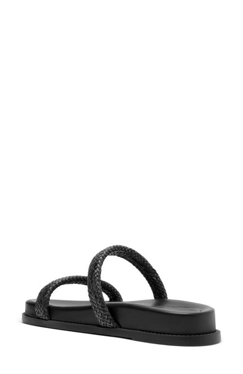 Schutz Ruby Sporty Slide Sandal In Black