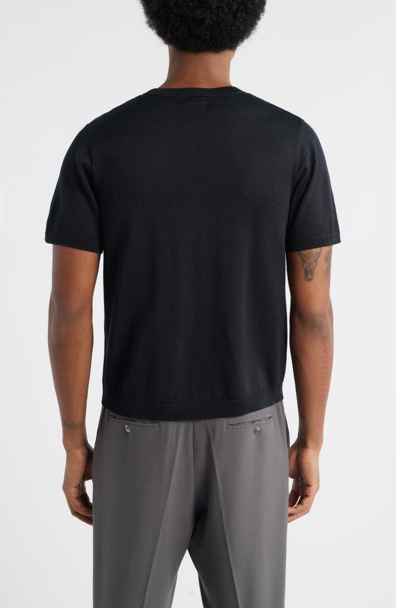Open Edit Short Sleeve Crewneck Sweater, Alternate, color,