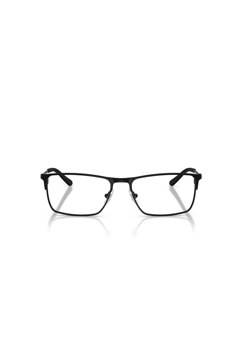 55mm Rectangle optical glasses, Alternate, color, Black