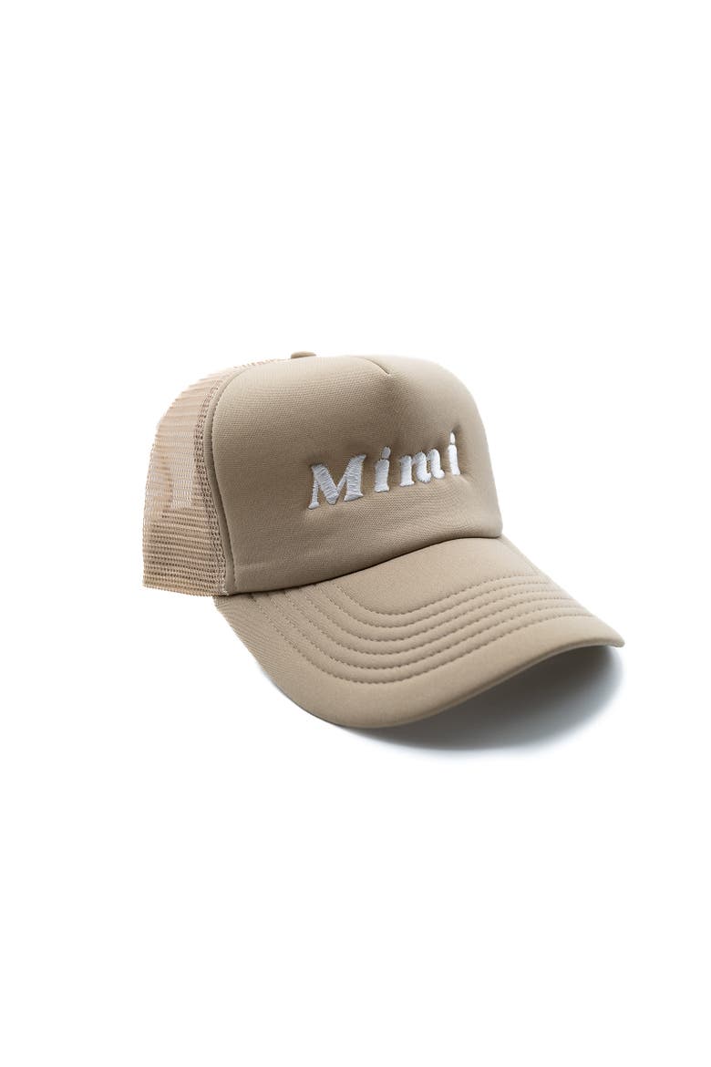 Mimi Foam Trucker Hat, Alternate, color, Khaki