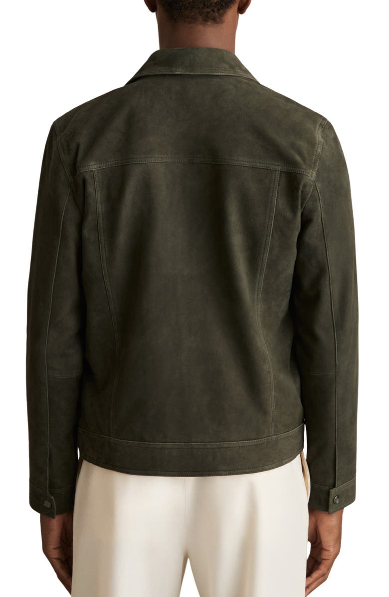 Reiss Nico Goat Suede Jacket, Alternate, color,