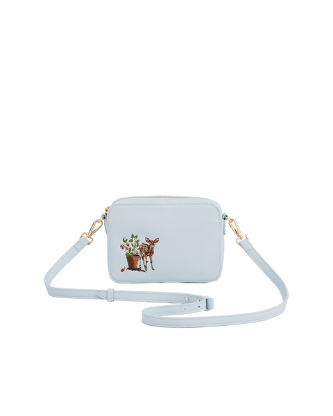 Charlotte Strawberry & Fawn Embroidered Camera Bag