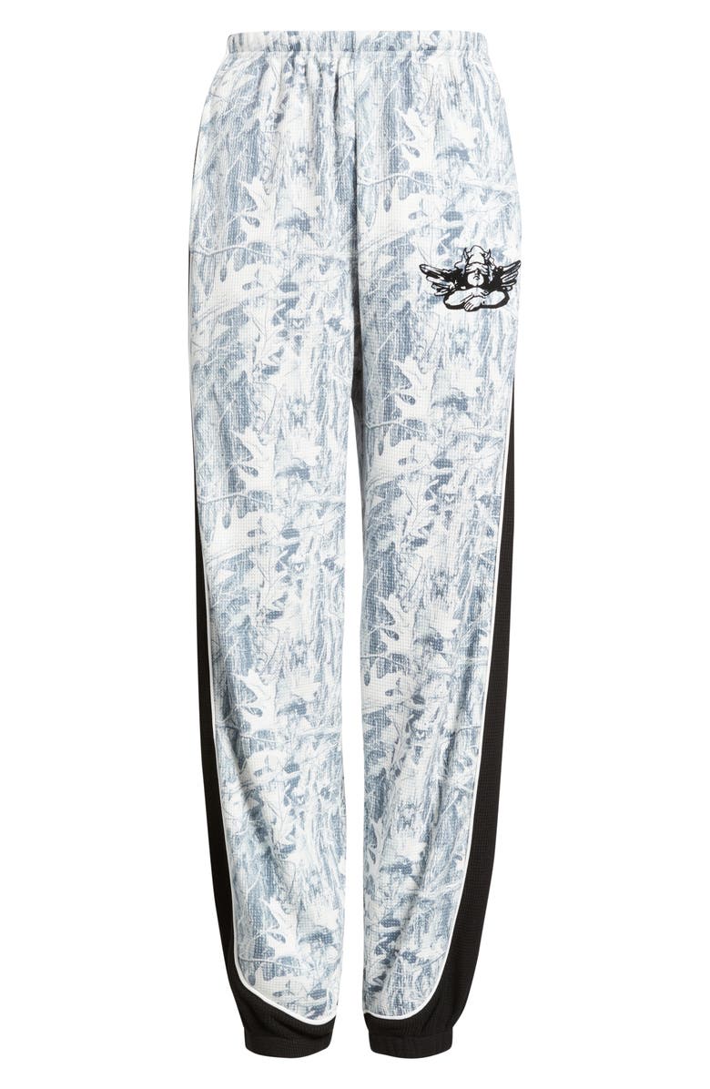 BOYS LIE Snowed in Camo Thermal Sweatpants, Alternate, color, Black And White