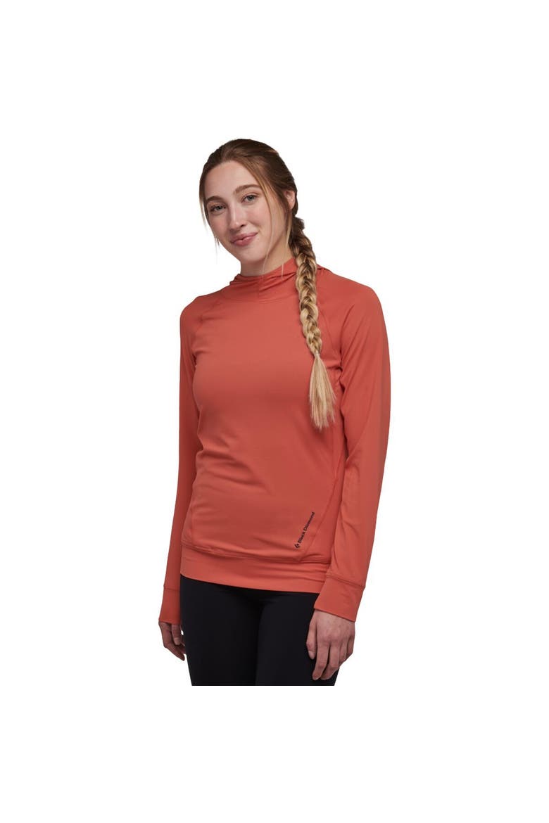 Alpenglow Hooded Long-Sleeve Shirt - Women's, Main, color, Baja Sunrise
