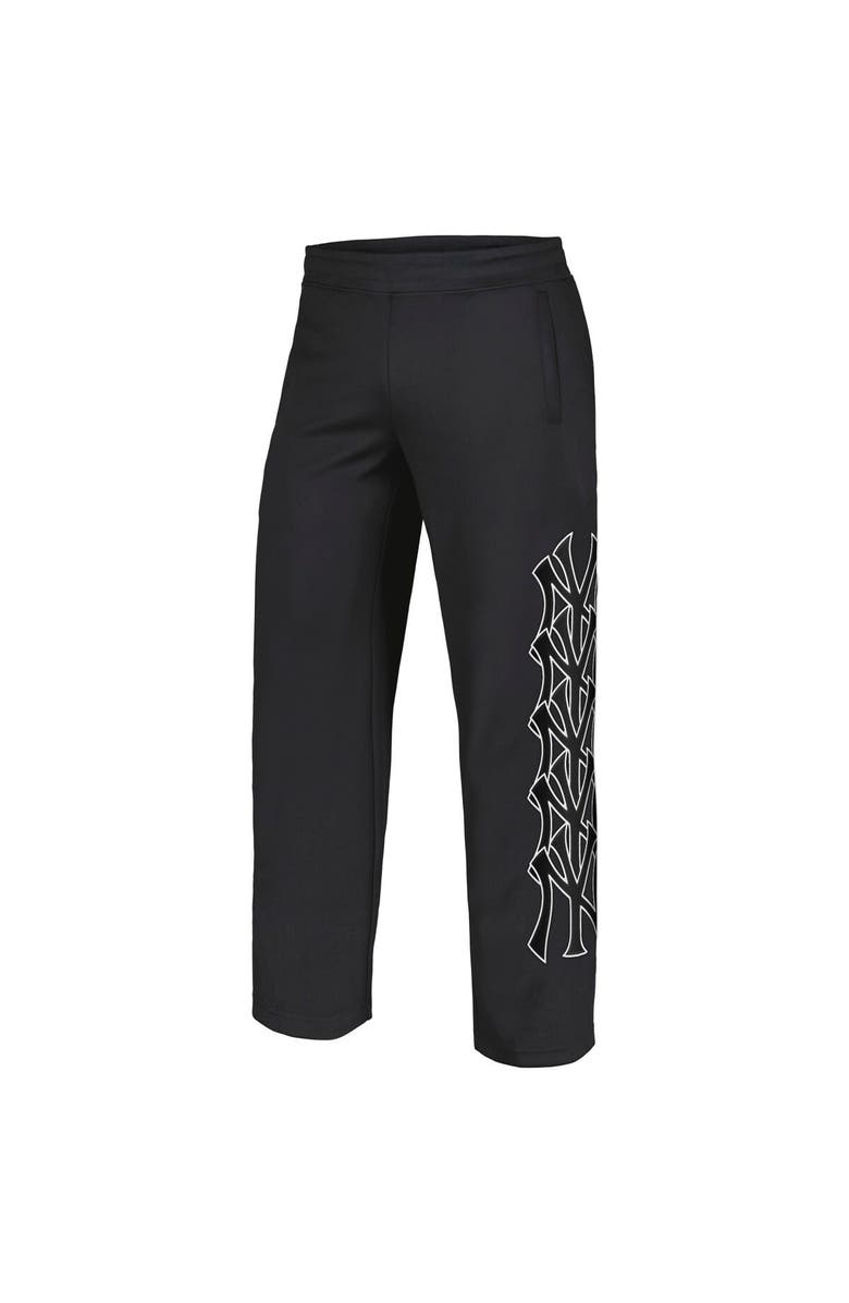 PLEASURES Men's PLEASURES Black New York Yankees Pitcher Track Pants, Alternate, color, Black