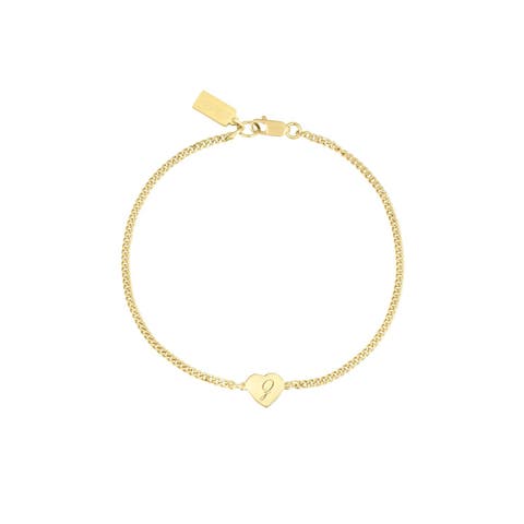 Emerson Initial Heart Bracelet
