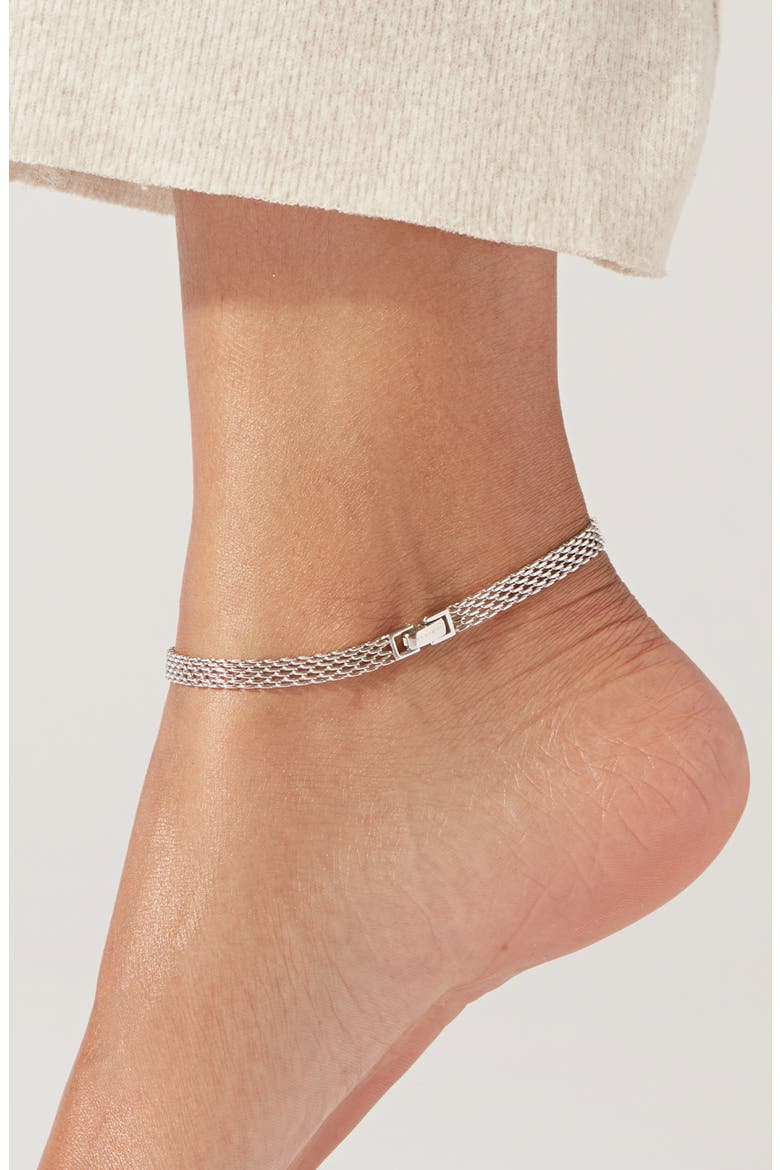 Blythe Anklet, Alternate, color, PLATINUM