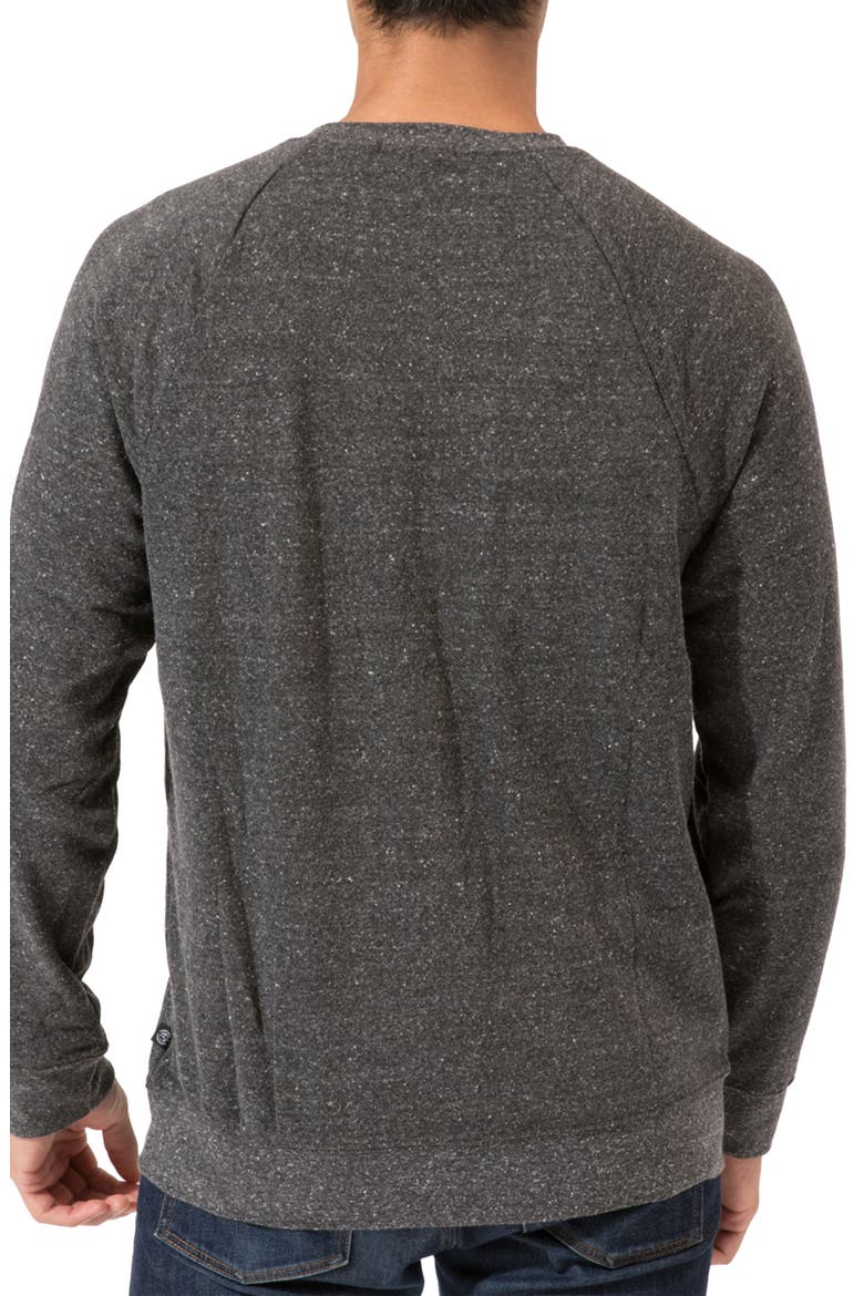 Raglan Sweatshirt, Alternate, color, HEATHER BLACK