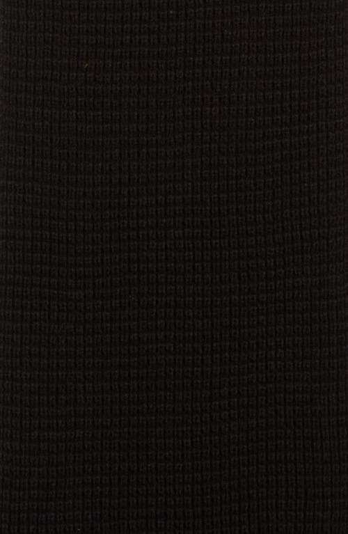 Allsaints Mixed Stitch Scarf In Black