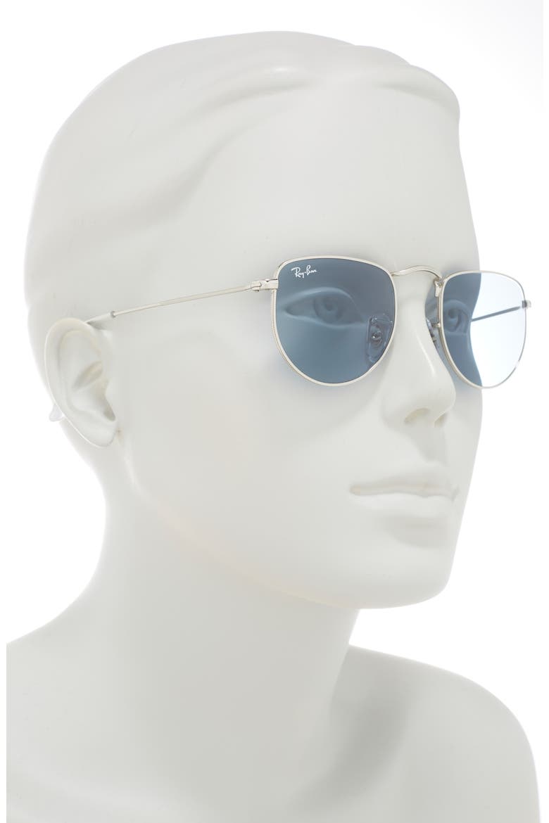 47mm Irregular Sunglasses, Alternate, color, SILVER