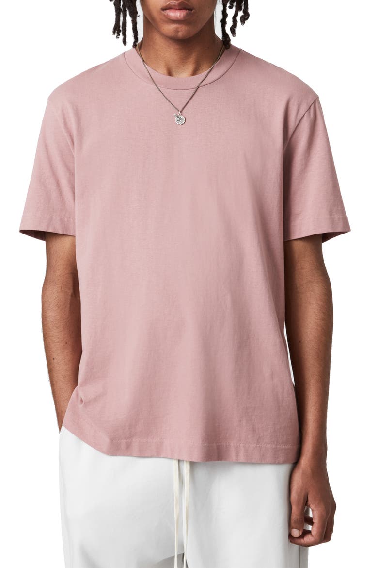 Men's Musica Crewneck T-Shirt, Alternate, color, URULU PINK