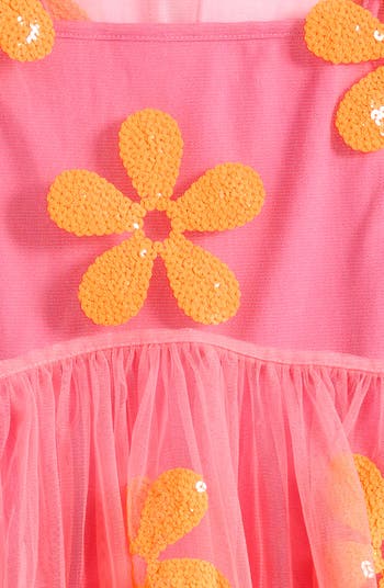 Kids' Flower Sequin Dress