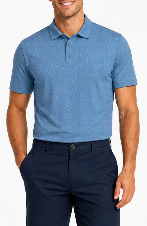 Performance Stipple Spot Tech Jersey Polo
