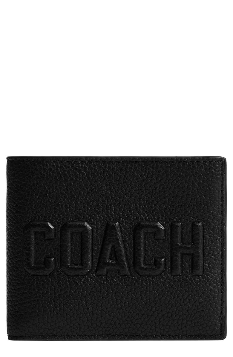 COACH 3-in-1 Leather Bifold Wallet, Main, color, 