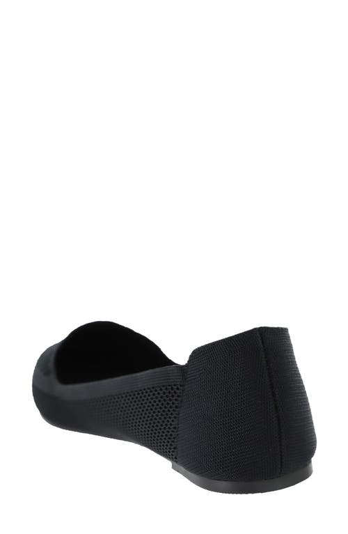 Mia Corrine Knit Flat In Black