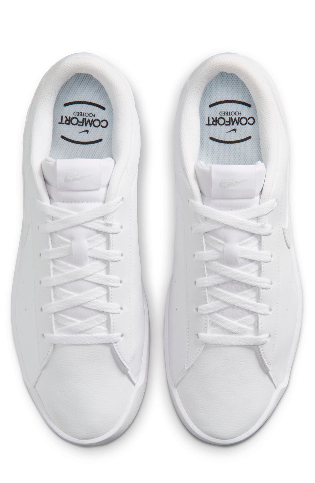 Court Heritage Low Top Sneaker, Alternate, color, WHITE/ WHITE
