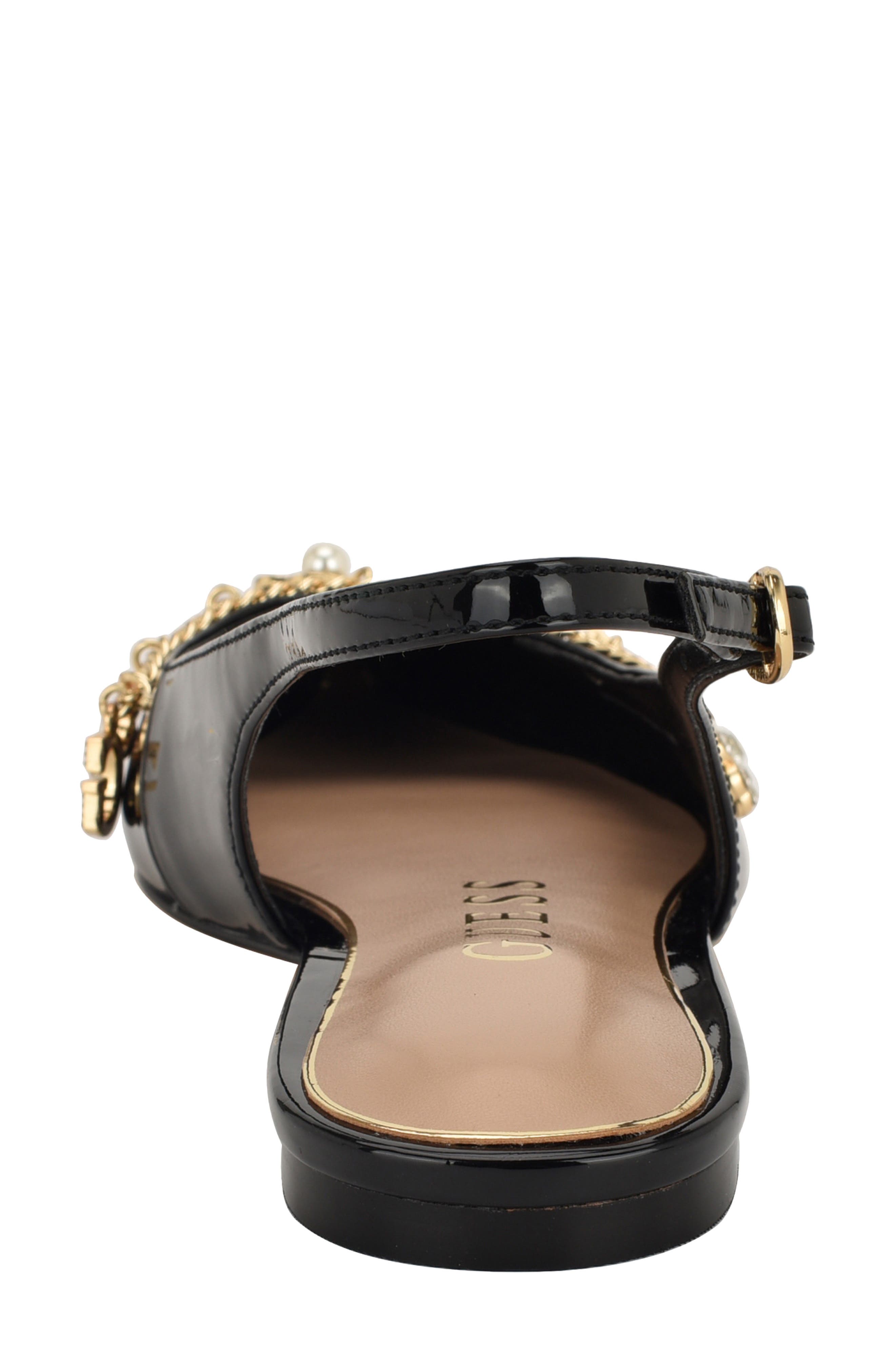 GUESS Daisee Slingback Pointed Toe Flat, Alternate, color, 