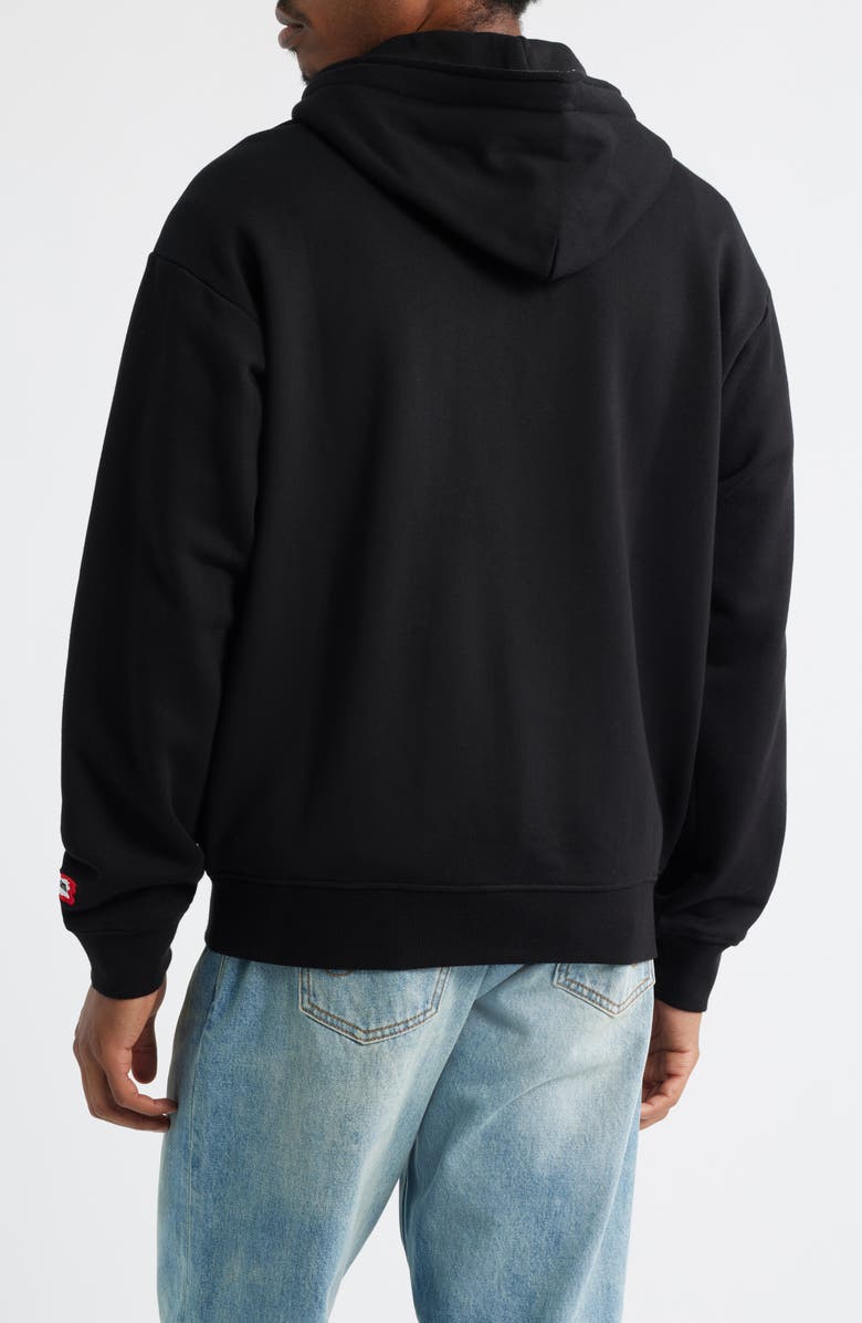 ICECREAM Scanner Graphic Zip Hoodie, Alternate, color, Black