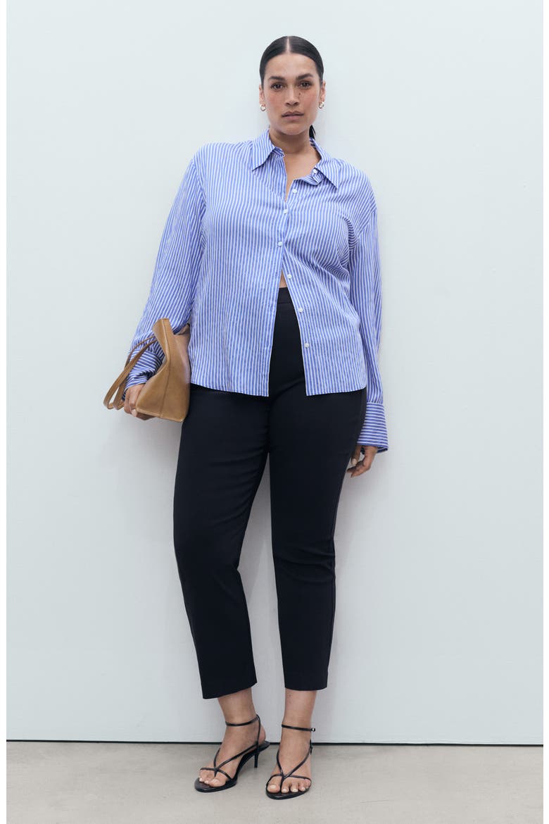 Ankle Straight Leg Pants, Alternate, color, NAVY