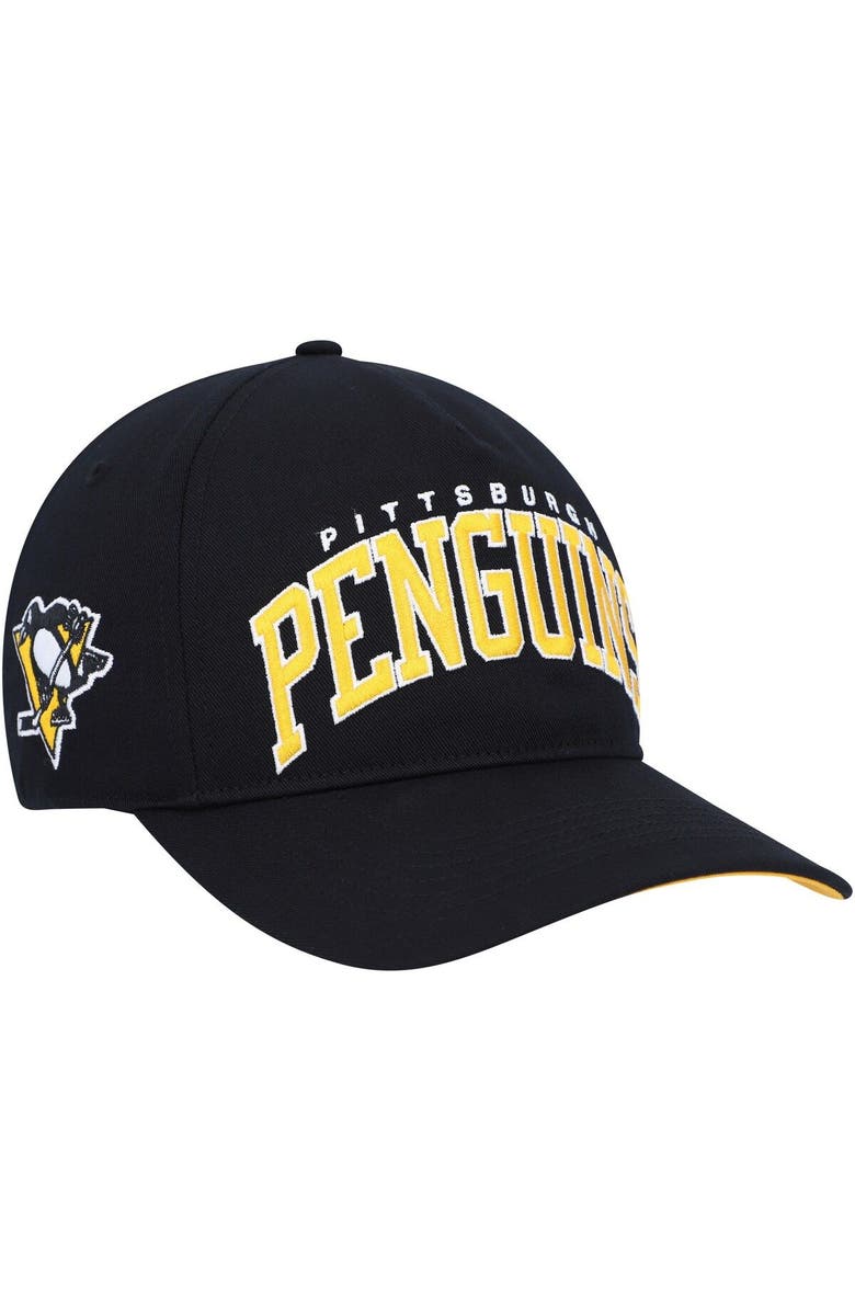 '47 Men's '47 Black Pittsburgh Penguins Block Arch Hitch Snapback Hat, Main, color, 