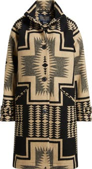 Pendleton Timberline Virgin Wool Blend Blanket Coat