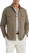 Reiss Astra Cotton Shirt Jacket