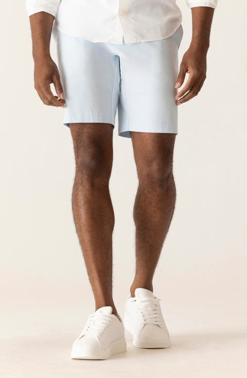 Galaxy 8.5-Inch Bermuda Flat Front Stretch Twill Shorts (Regular & Big)