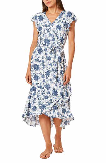 Ariel Drawstring Waist Midi Dress