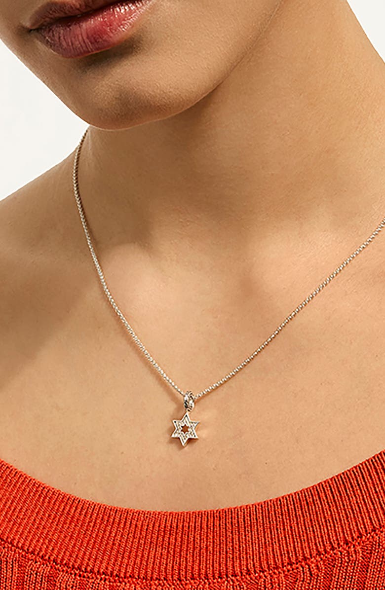 John Hardy JH Essential Star of David Pendant Necklace, Alternate, color, Silver