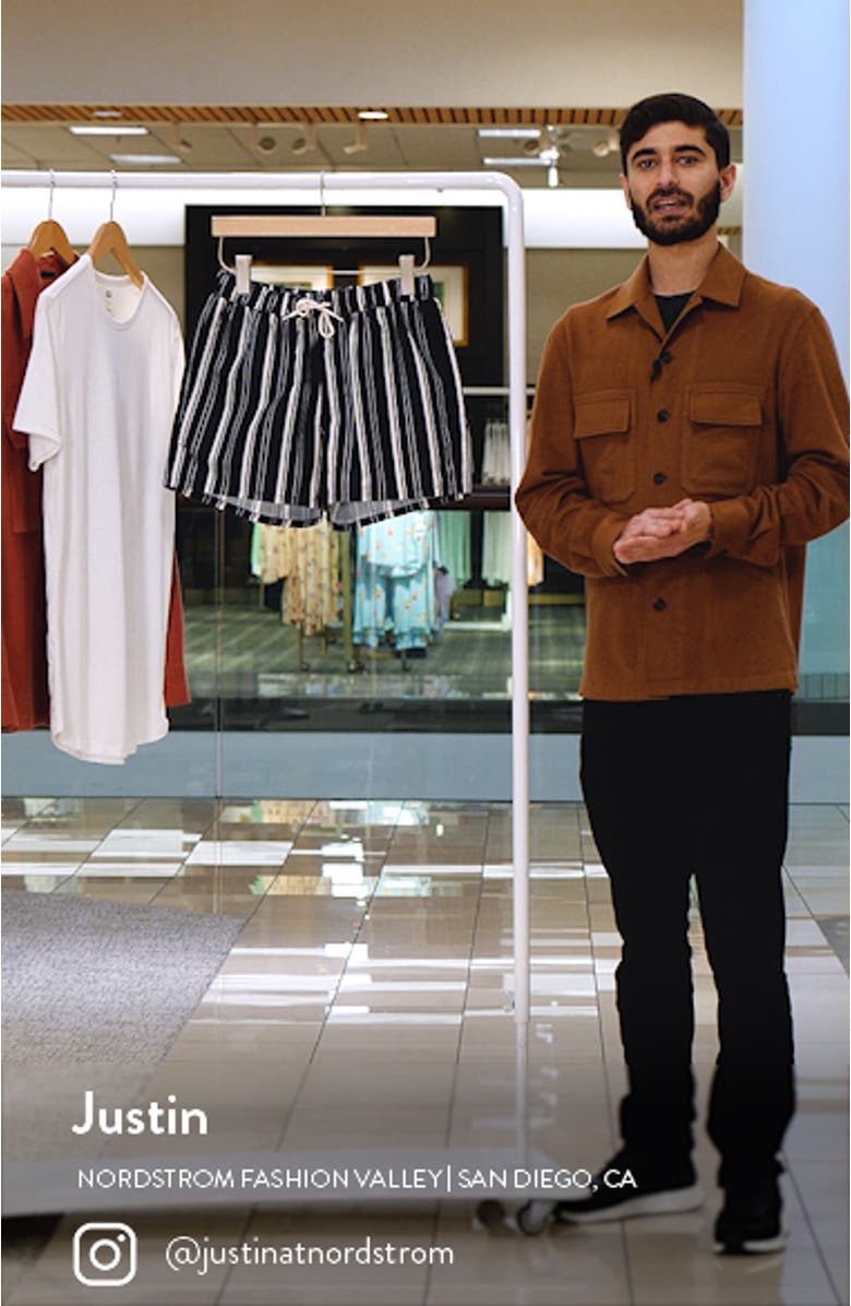 Stripe Short Swim Trunks, sales video thumbnail