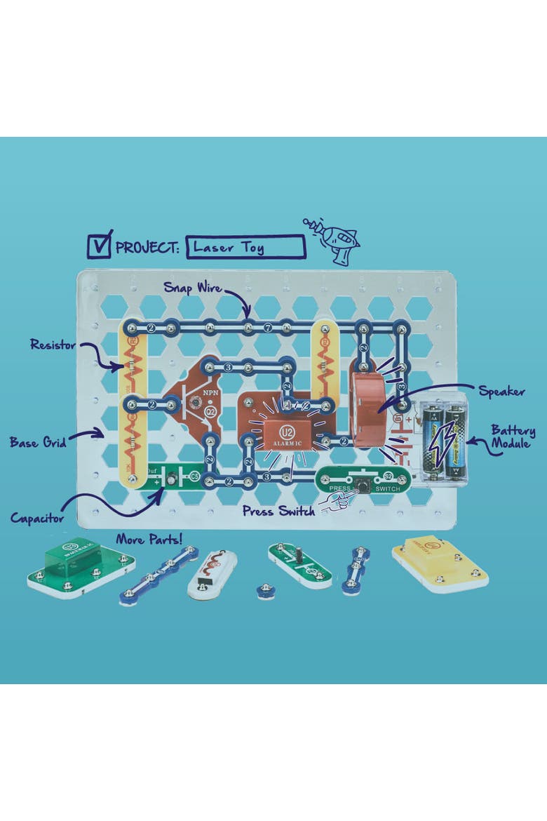 Extreme Electronics Science Exploration Stem Kit, Alternate, color, Multicolored