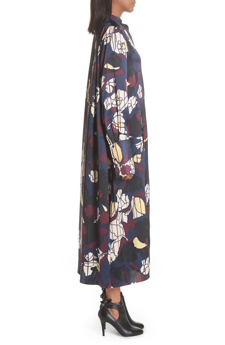 Roksanda Anwyn Floral Silk Dress, Alternate, color,