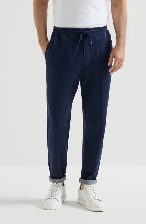 Double cloth trousers