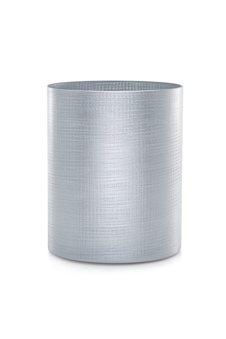 Cambric Silver Waste Basket, Main, color, SILVER