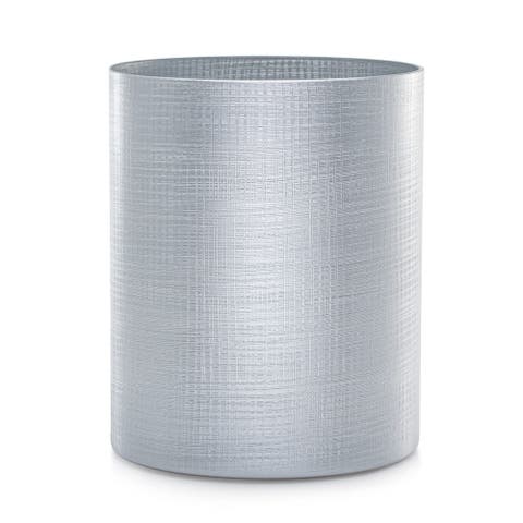 Cambric Silver Waste Basket