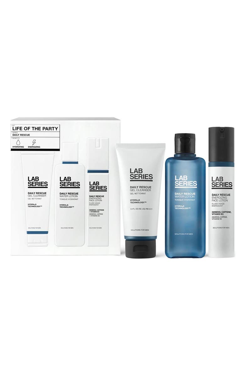 Lab Series Skincare for Men Life of the Party Skin Recovery Set USD $121 Value, Main, color,