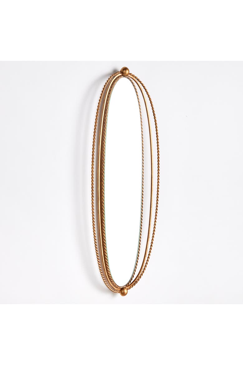 Braiden Mirror, Alternate, color, Gold